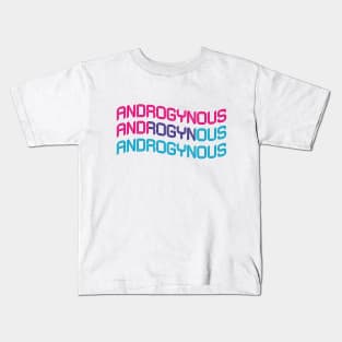 Androgynous proud flag Kids T-Shirt